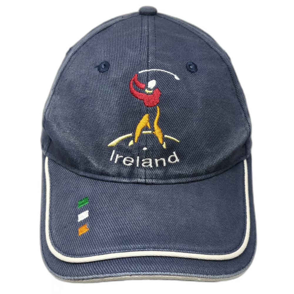 Dolmen Clothing Ireland Golf Hat Blue One Size Baseball Cap Embroidered Strap